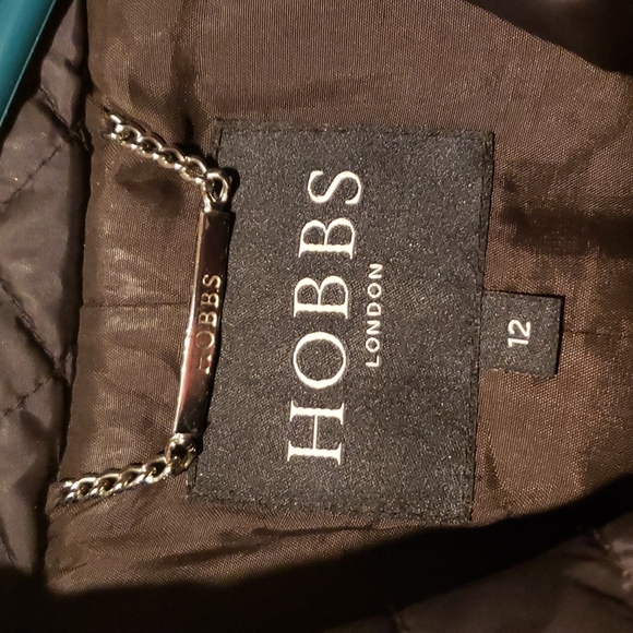 Hobbs of London High Quality Detailing Quilted Brown UK 12/US 10 EUC L:33" - Picture 3 of 5
